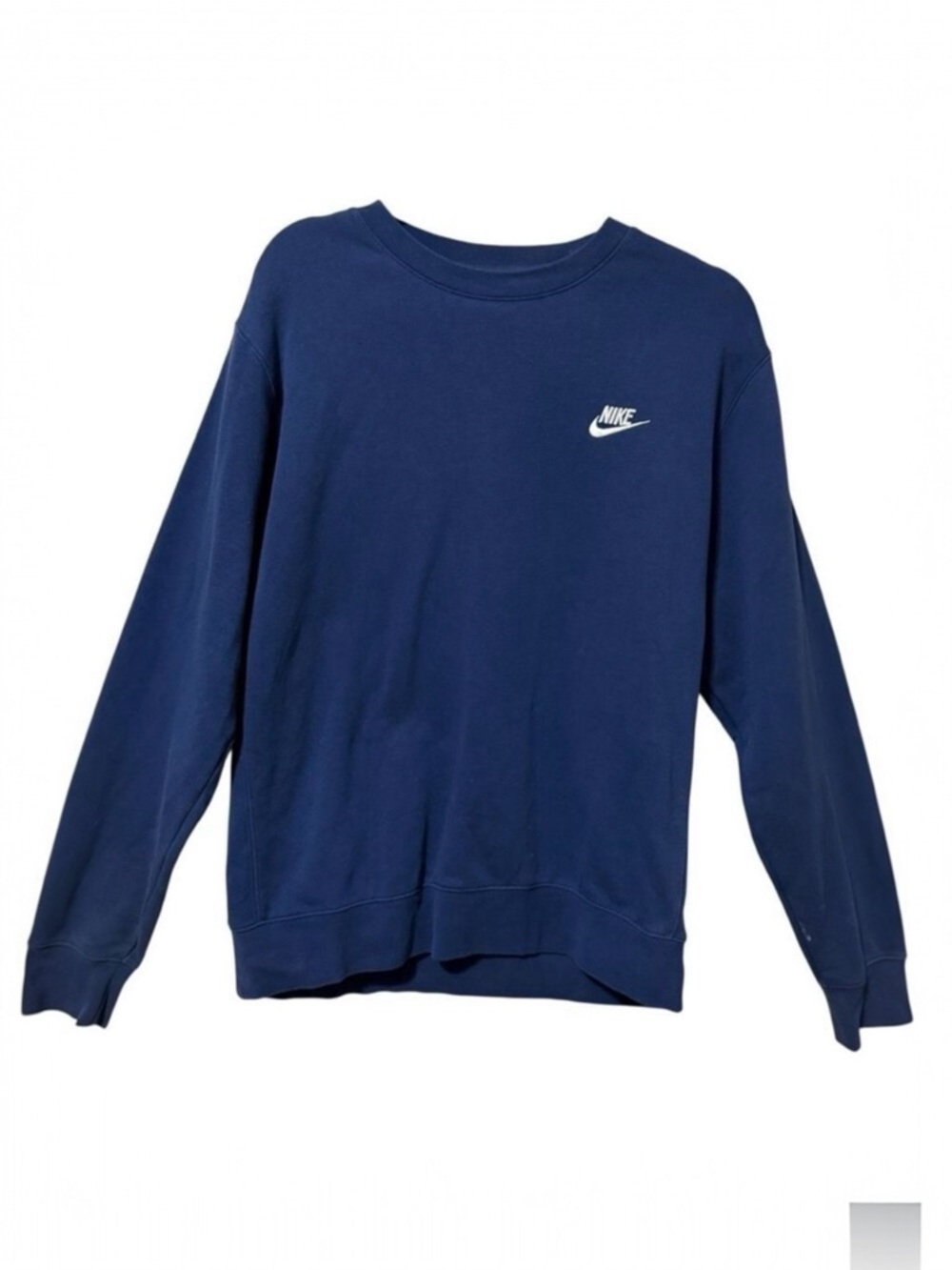 Nike‎ Men's Sportswear Club Navy Blue Fleece Crewneck Sweatshirt Size Medium